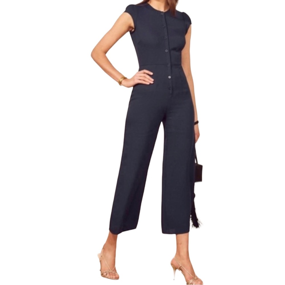 [Reformation] Marina Wide Leg Jumpsuit